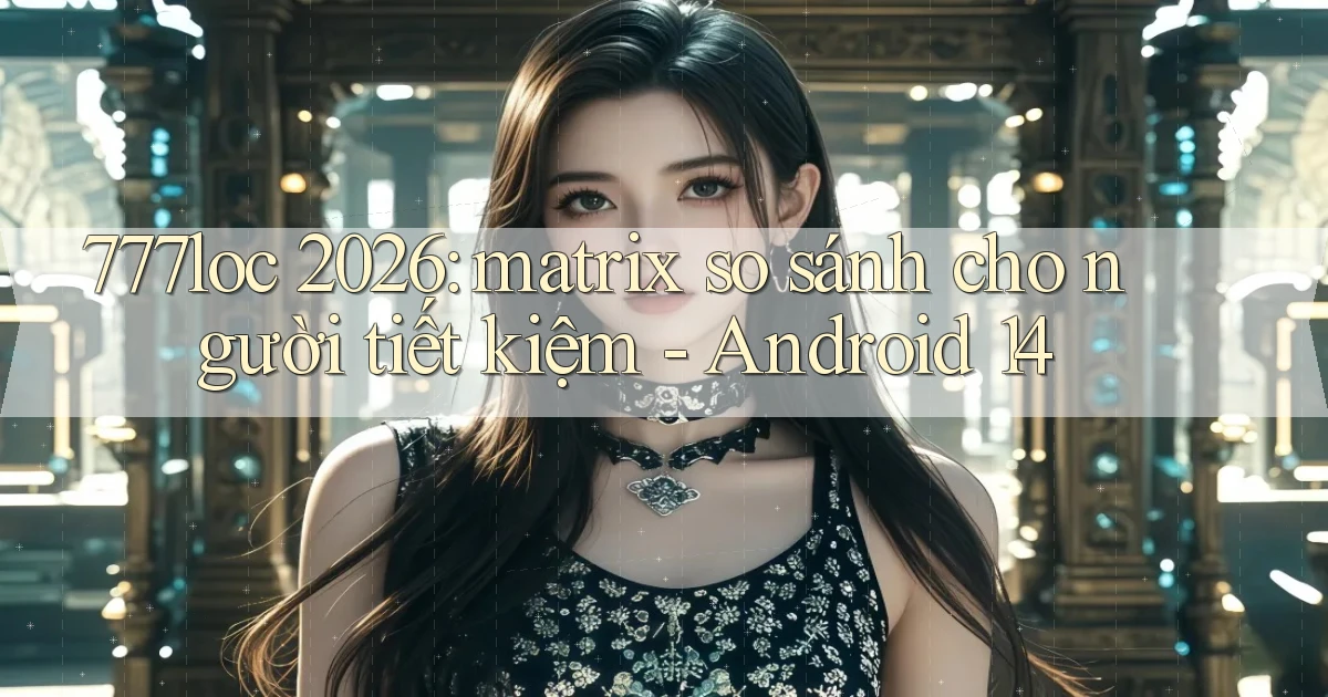 777loc 2026 matrix so sánh cho người tiết kiệm   Android 14