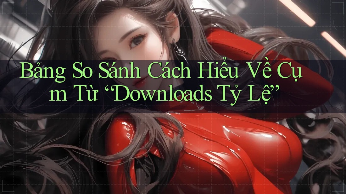 Bảng So Sánh Cách Hiểu Về Cụm Từ “Downloads Tỷ Lệ” Bảng So Sánh Cách Hiểu Về Cụm Từ “Downloads Tỷ Lệ”