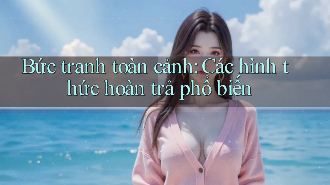 Bức tranh toàn cảnh: Các hình thức hoàn trả phổ biến