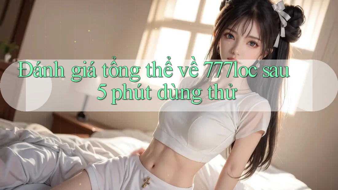 Đánh giá tổng thể về 777loc sau 5 phút dùng thử
