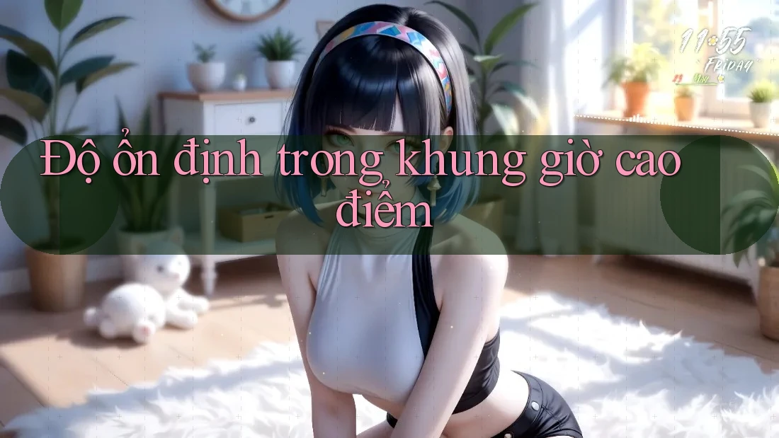 Độ ổn định trong khung giờ cao điểm Độ ổn định trong khung giờ cao điểm