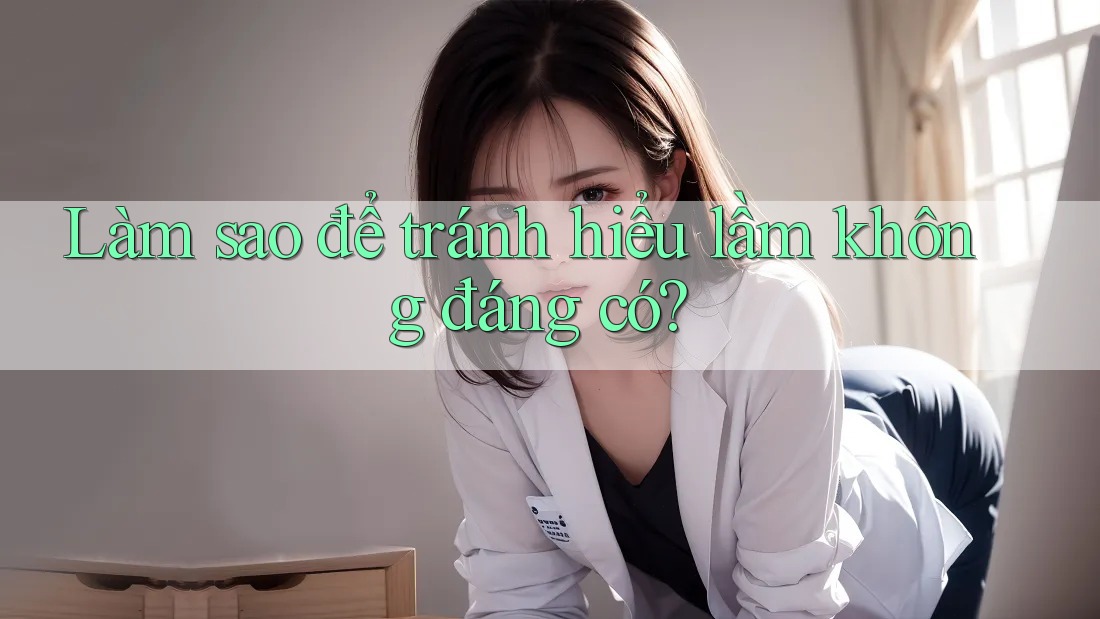 Làm sao để tránh hiểu lầm không đáng có? Làm sao để tránh hiểu lầm không đáng có?
