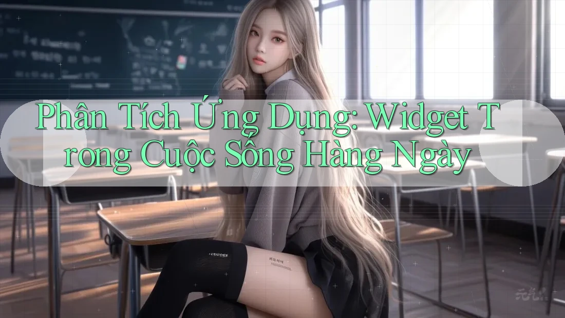 Phân Tích Ứng Dụng: Widget Trong Cuộc Sống Hàng Ngày Phân Tích Ứng Dụng: Widget Trong Cuộc Sống Hàng Ngày
