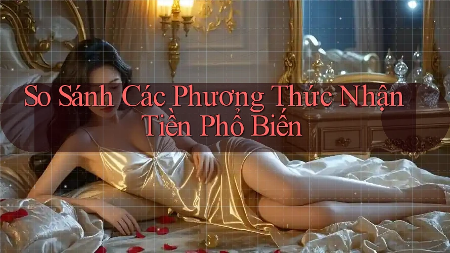 So Sánh Các Phương Thức Nhận Tiền Phổ Biến So Sánh Các Phương Thức Nhận Tiền Phổ Biến