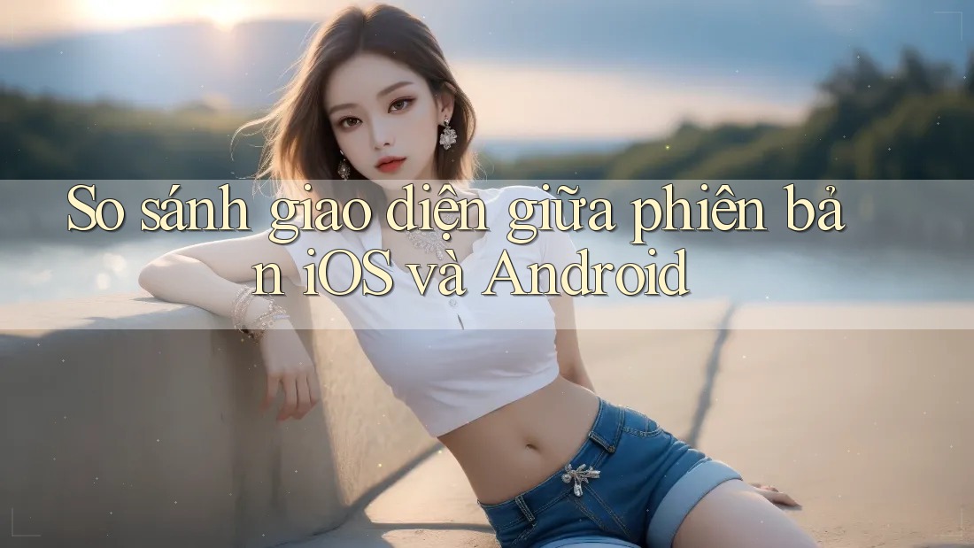 So sánh giao diện giữa phiên bản iOS và Android So sánh giao diện giữa phiên bản iOS và Android