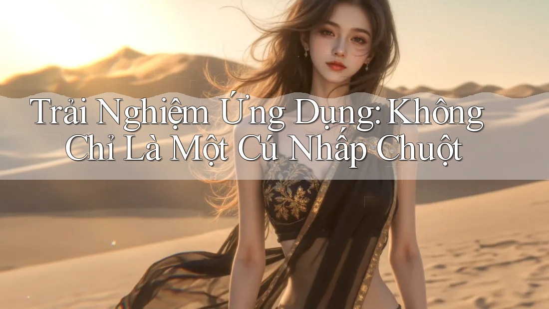 Trải Nghiệm Ứng Dụng: Không Chỉ Là Một Cú Nhấp Chuột